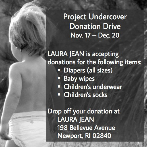 Project Undercover Donation Drive