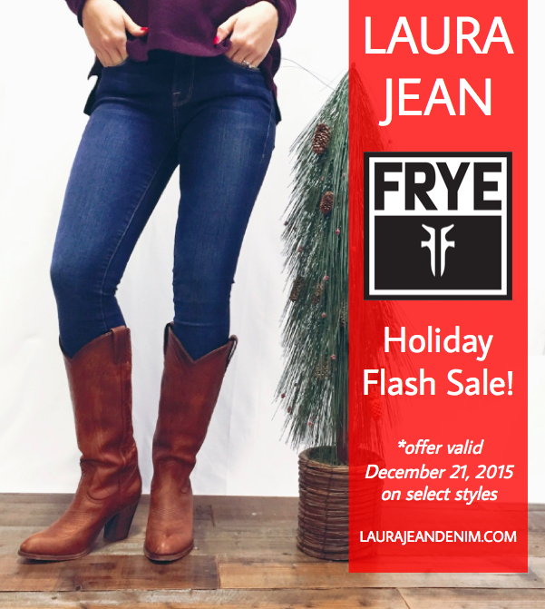 Holiday Frye Flash Sale!